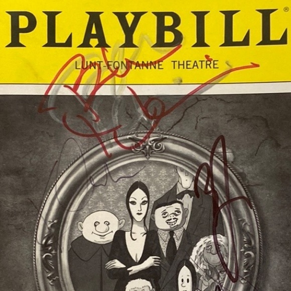 The Addams Family Playbill signed by some cast members - Picture 4 of 8